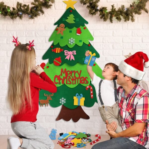 Arbre de Noël en Feutrine DIY - 7
