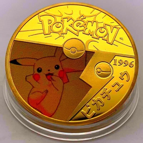 Pièces Collection Pikachu Dorées - 3