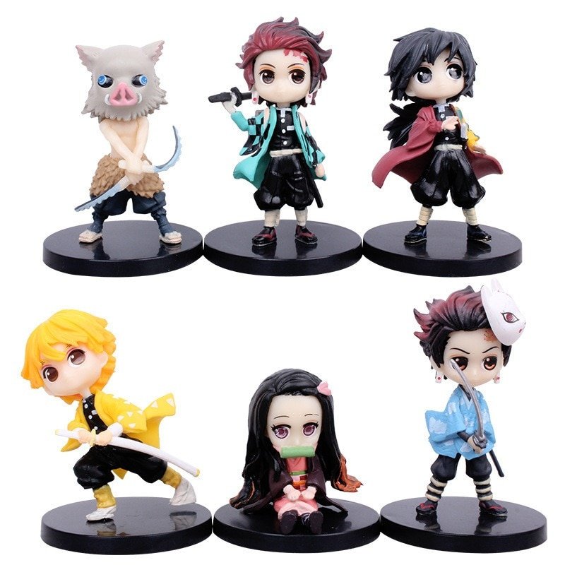Lot de 3 figurines Demon Slayer