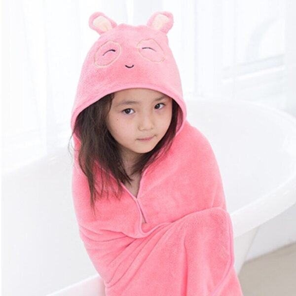 Serviette de bain pour bébé à capuche - 6
