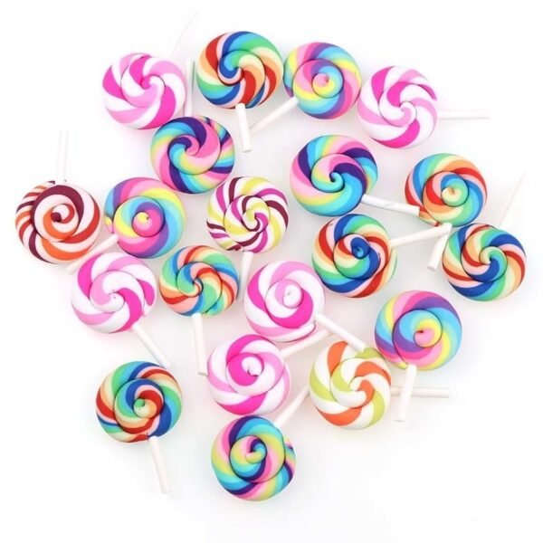 Breloques Sucettes Arc-en-ciel - 5