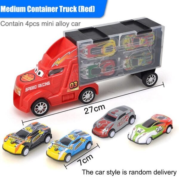 Camion Porte-Voitures avec Miniatures - 9