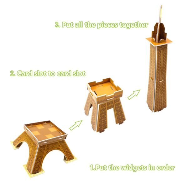 Puzzle 3D Bâtiments Célèbres - 1
