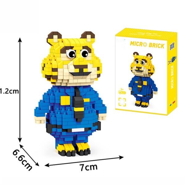 Blocs de construction dessins animés Lapin et Renard - 17