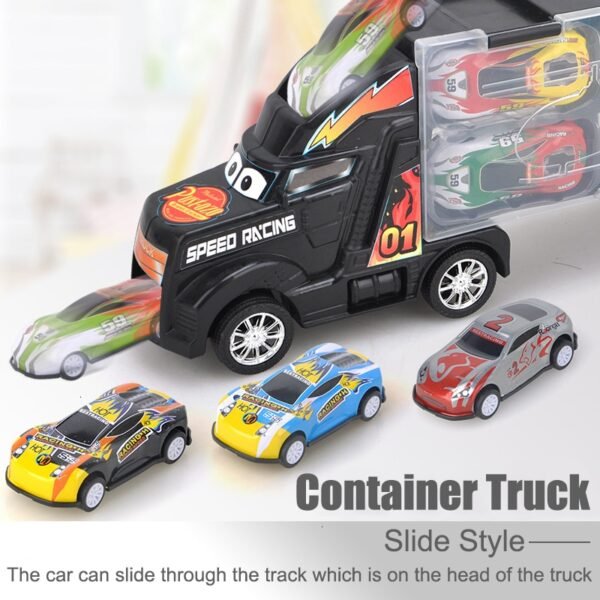 Camion Porte-Voitures avec Miniatures - 7