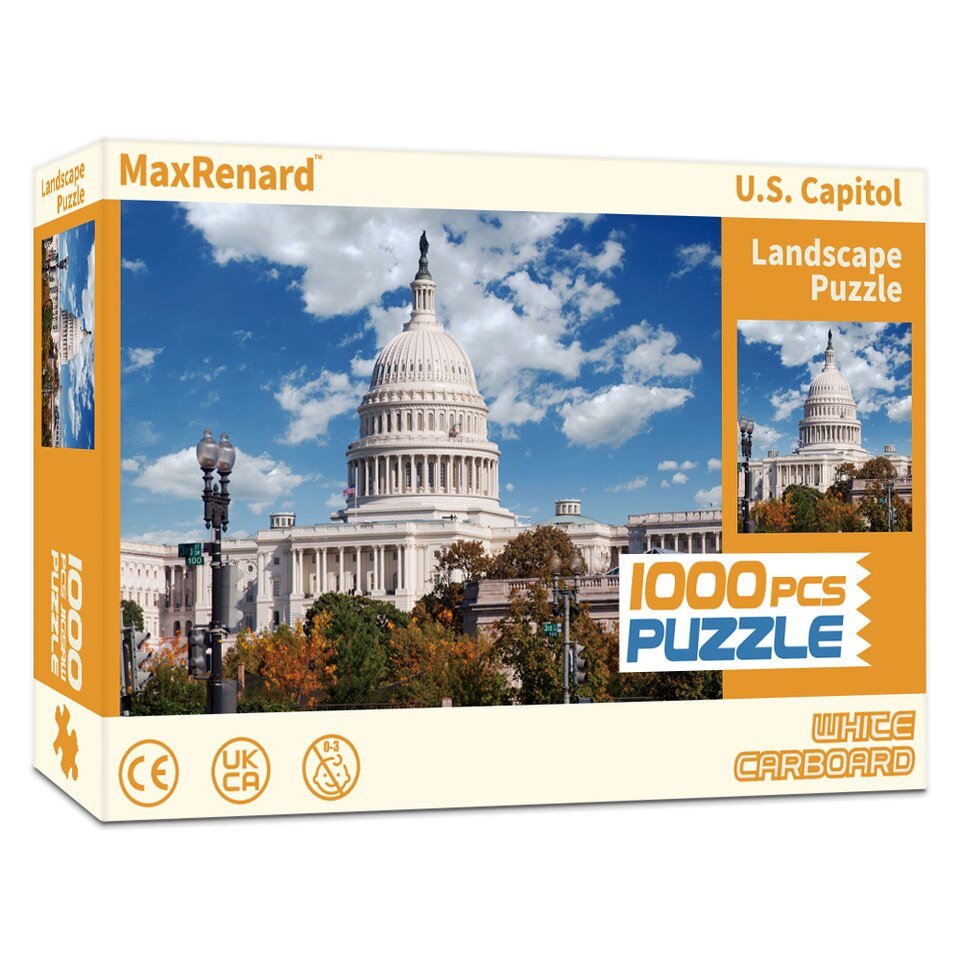 Puzzle "Capitole des États-Unis" 1000 Pièces