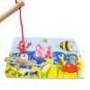 Jeu de pêche magnétique en bois