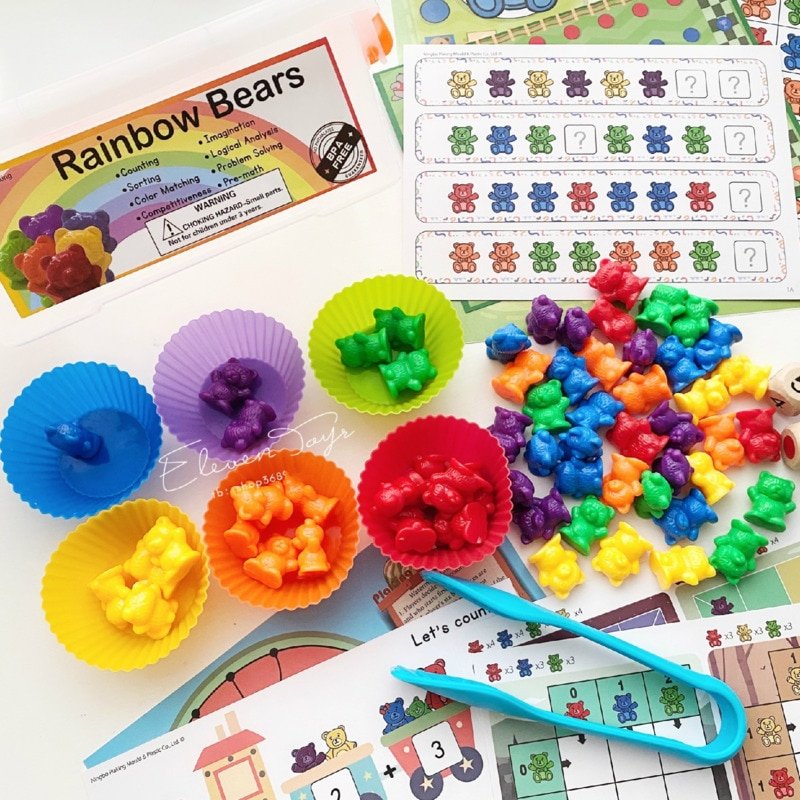 Jeu de mathématiques avec ours