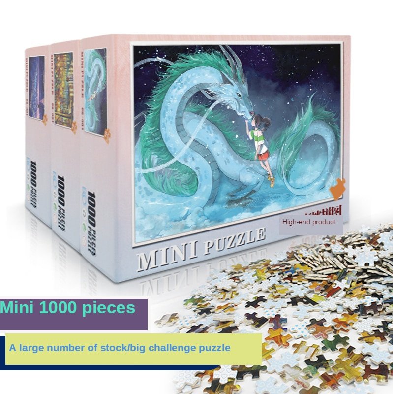 Puzzle animé de 1000 pièces