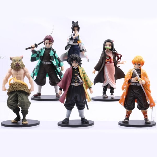 Ensemble de 6 Figurines Demon Slayer