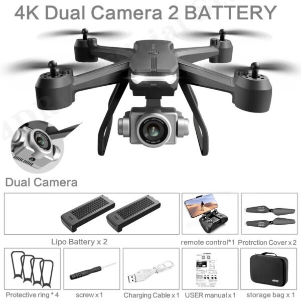 Mini Drone avec Double Caméra 4K - 3