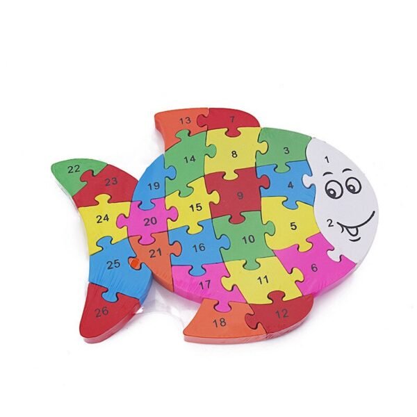 Puzzle animaux en bois - 1
