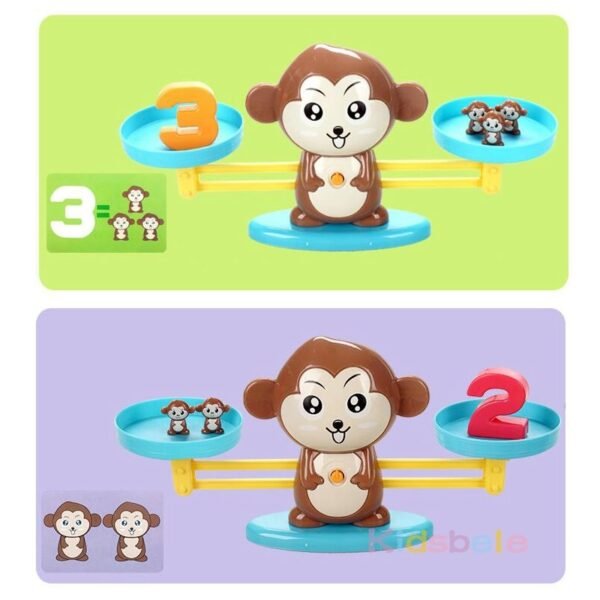 Jeu de Balance Singe Mathématique