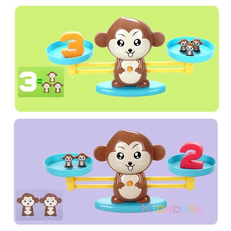 Jeu de Balance Singe Mathématique