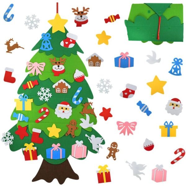 Arbre de Noël en Feutrine DIY - 3
