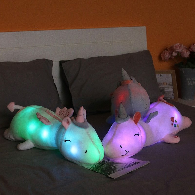 Licorne Lumineuse en Peluche