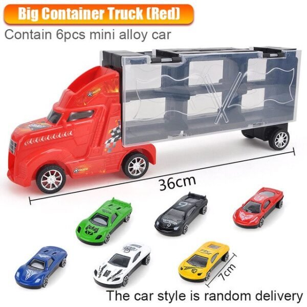 Camion Porte-Voitures avec Miniatures - 3