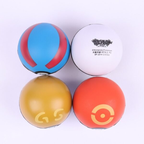 Ensemble de 6 Pokéballs Élastiques - 6