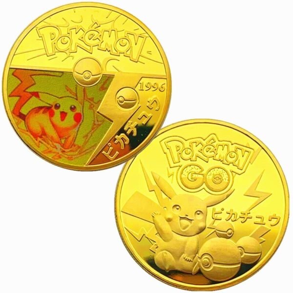 Pièces Collection Pikachu Dorées - 8