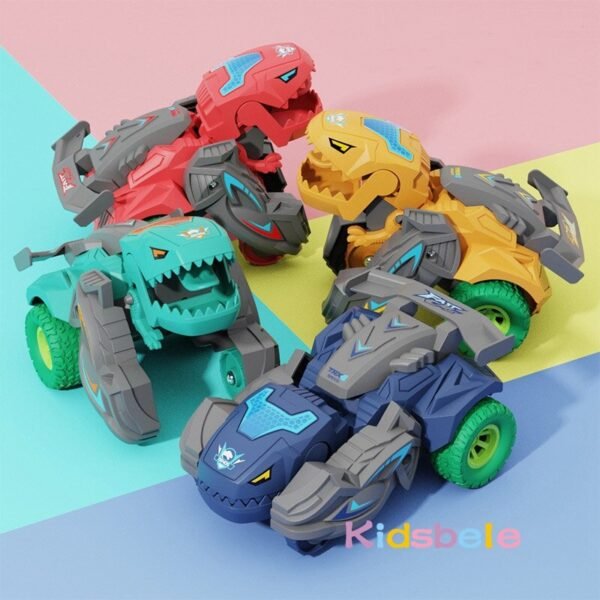 Voiture jouet dinosaure transformable - 7