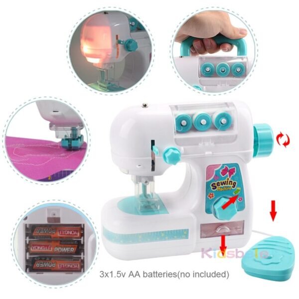 Machine à coudre miniature pour enfants - 3