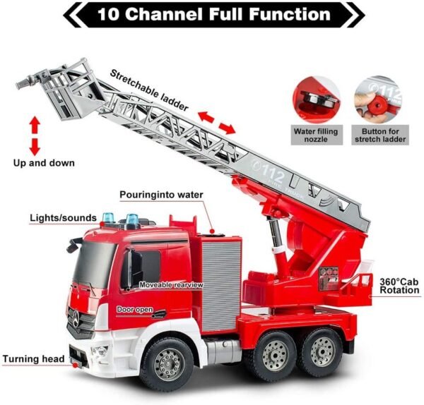 Camion de pompier télécommandé - 6