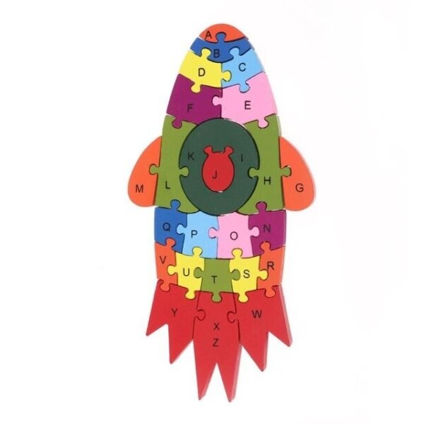 Puzzles en Bois 3D Thème Cartoon - 8