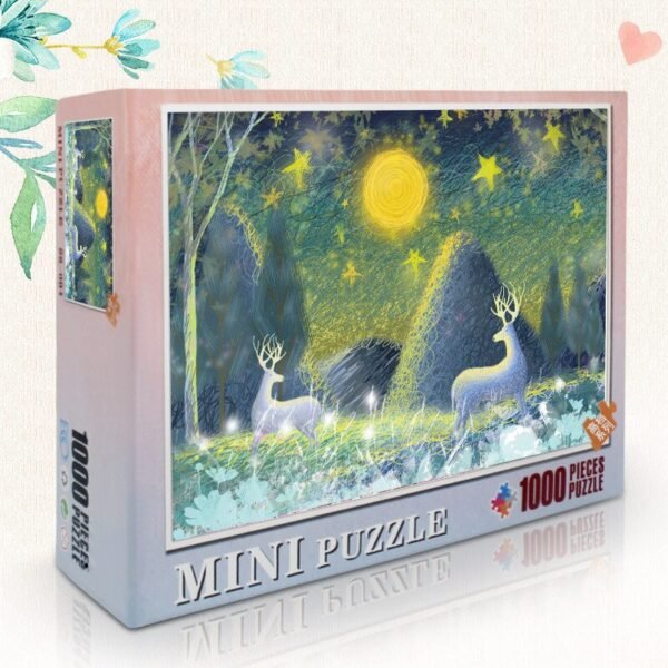 Puzzle animé de 1000 pièces - 1