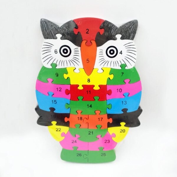 Puzzle animaux en bois - 7