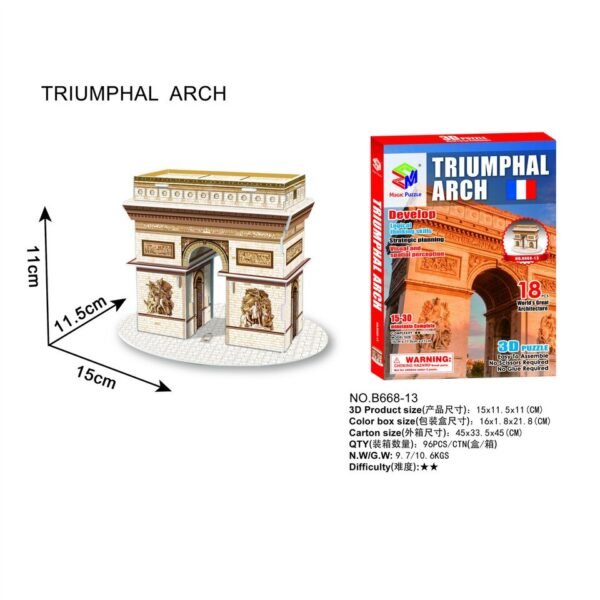 Maquette de Monuments Célèbres en 3D - 12
