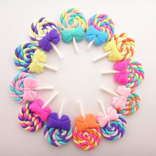 Breloques Sucettes Arc-en-ciel - 3