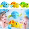 Jouet de bain tortue à remonter