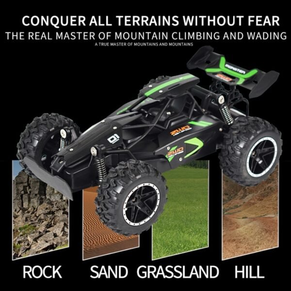 Voiture Tout-terrain Télécommandée à Haute Vitesse - 4