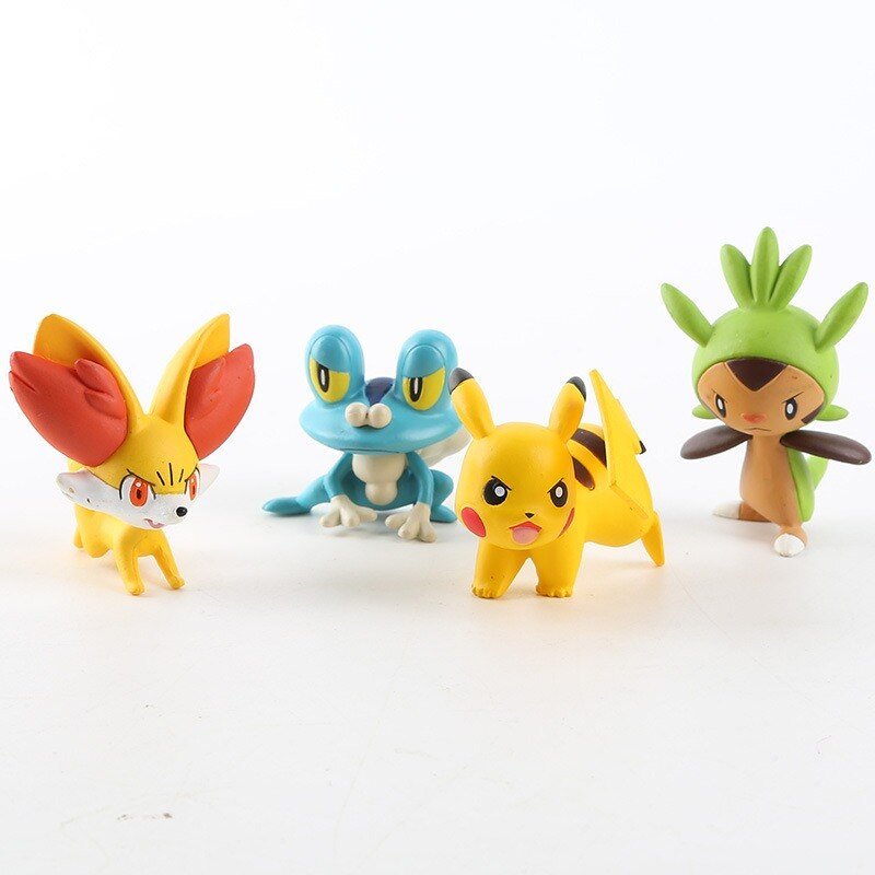 Ensemble de 4 Figurines Pikachu Articulées - 2