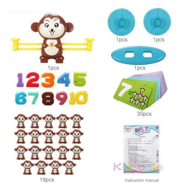 Jeu de Balance Singe Mathématique - 6