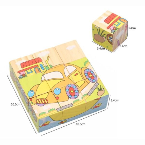 Blocs en Bois à Thèmes Variés - 5