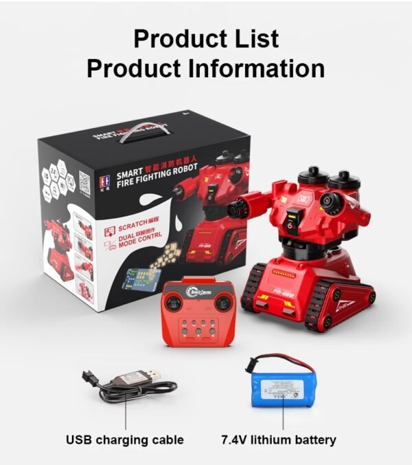 Robot RC Pompiers Lumineux - 3