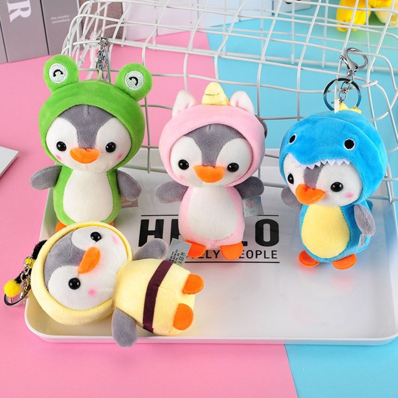 Porte-clés Peluche Pingouin