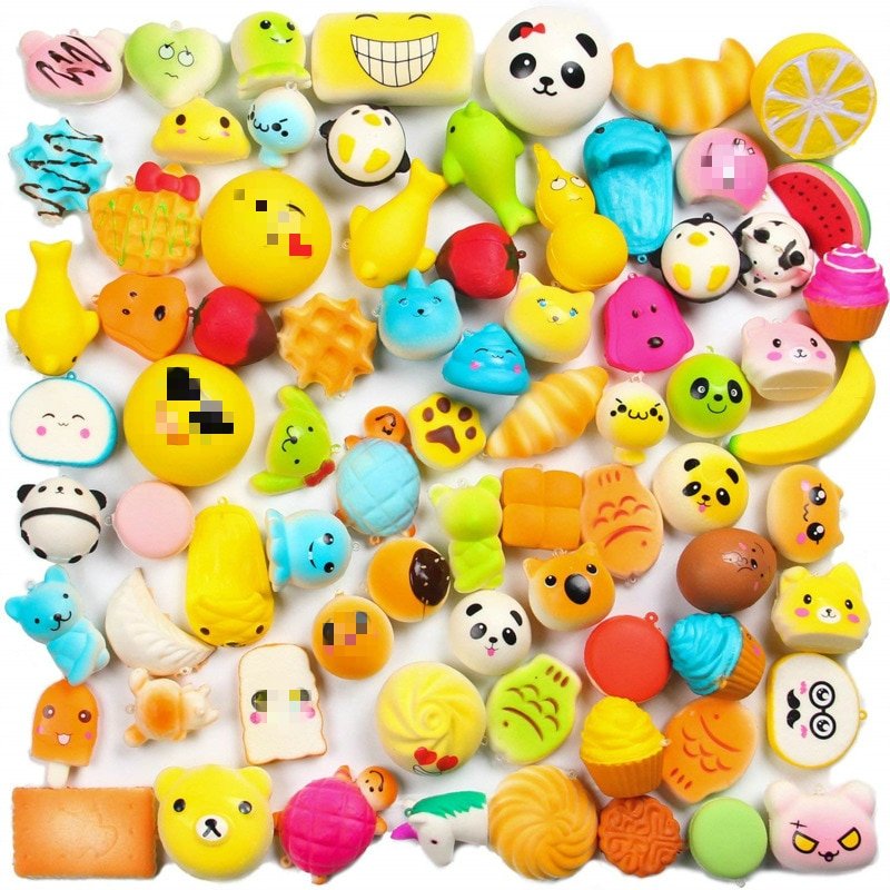 Ensemble de squishies gourmands