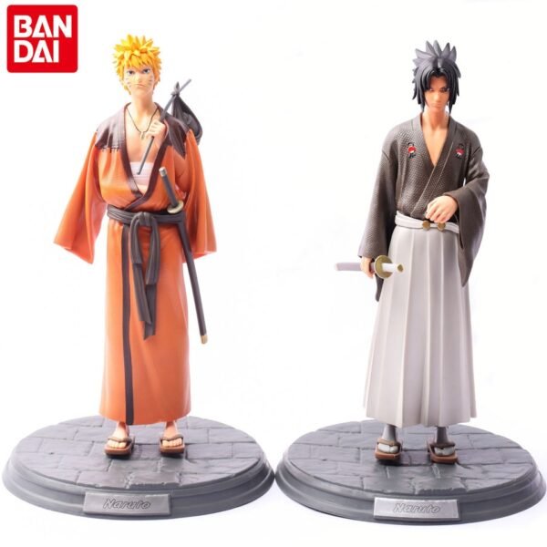 Figurine Naruto Uzumaki et Sasuke 24cm