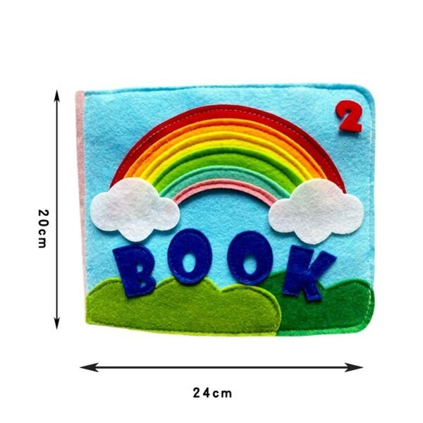 Livre en Feutre Éducatif Montessori - 5