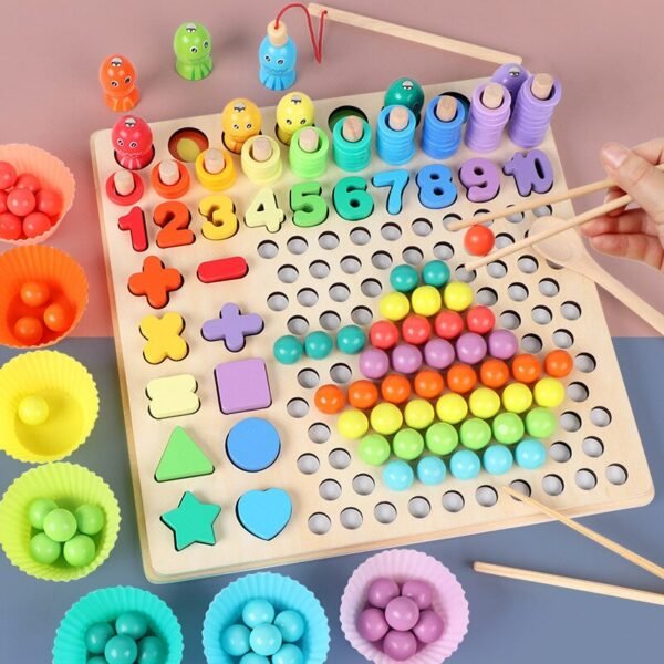 Plateau de Pêche Mathématique Montessori - 1