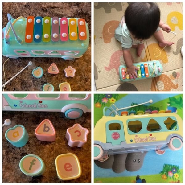 Bus piano musical pour tout-petits - 4