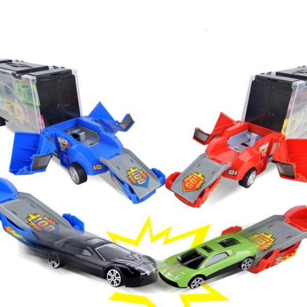Camion Porte-Voitures avec Miniatures - 4