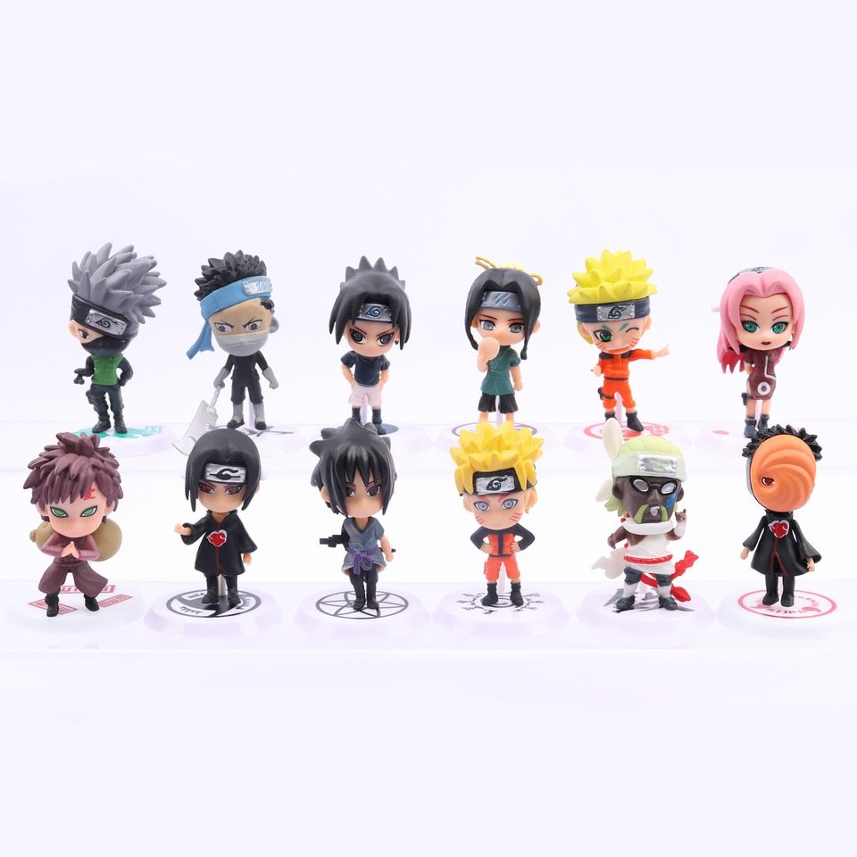 Lot de 6 Figurines Naruto