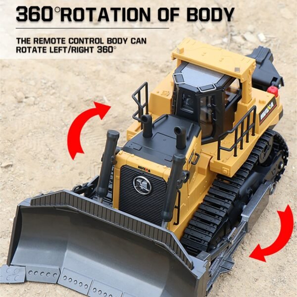 Bulldozer Télécommandé en Alliage - 2