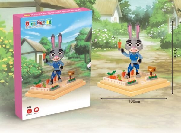 Blocs de construction dessins animés Lapin et Renard - 14