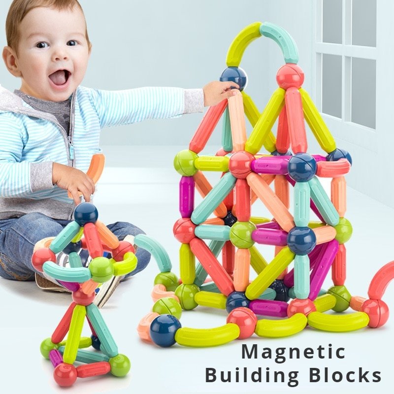 Ensemble de construction magnétique