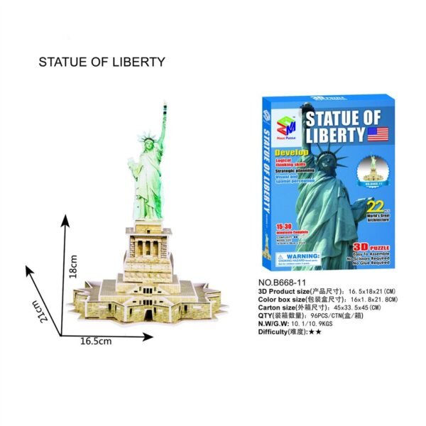 Maquette de Monuments Célèbres en 3D - 21