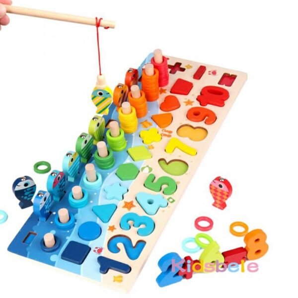 Jeu de pêche mathématique Montessori - 4